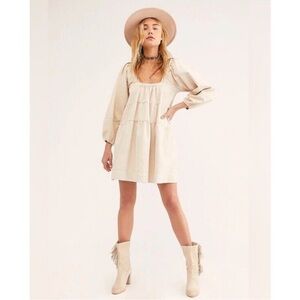 Free people Lou Jean babydoll dress Size small